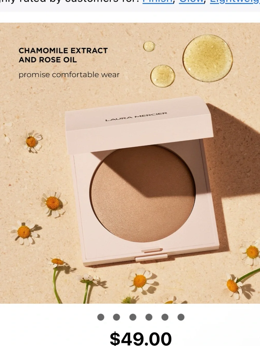 laura mercier Pressed Setting Powder Compact in Translucent